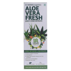 18 Herbs Organics Aloe Vera Fresh Juice Concentrate Sugar Free