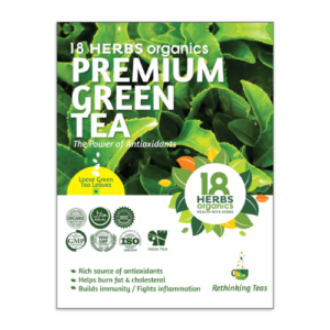 18 Herbs Organics Premium Green Tea Loose Green Tea Leaves