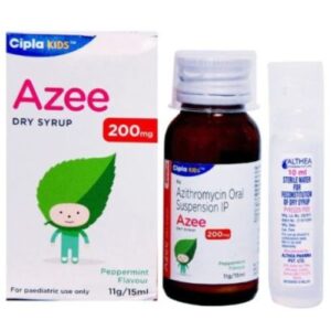 Azee 200mg Dry Syrup Peppermint