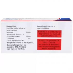 Bilazap M 20mg/10mg Tablet