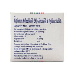 Amaryl MV 1mg Tablet SR