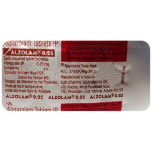 Alzolam 0.25 Tablet