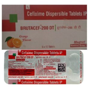 Brutacef 200mg Tablet DT