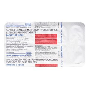 Daparyl VM 10mg/500mg/100mg Tablet