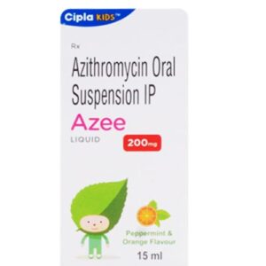 Azee 200mg Liquid Peppermint & Orange