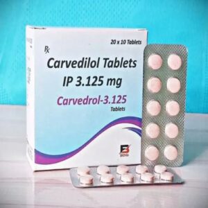 Carvedil 3.125mg Tablet