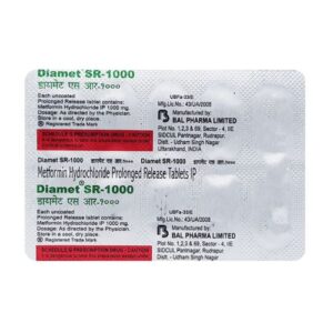 Diamet 1000mg Tablet SR