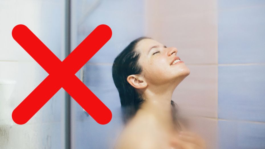 Avoid Hot showers