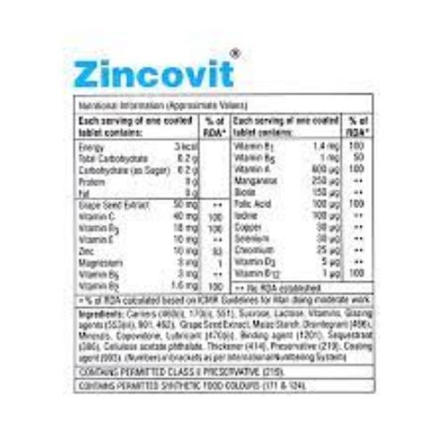 Zincovit Tablet 1