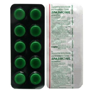 Spasmonil 20mg/325mg Tablet