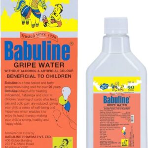 Babuline Kids Ayurvedic Gripe Water for Baby Stomach and Colic Pain Relief